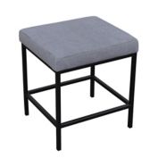 Studio 3B&trade; Vanity Seat in Black/Grey
