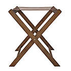 Alternate image 6 for Bee &amp; Willow&trade; Folding Luggage Rack in Walnut