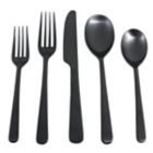 Alternate image 0 for Our Table&trade; Cecil Black Satin 20-Piece Flatware Set