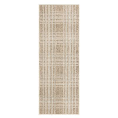 Bee &amp; Willow&trade; Plaid 1&#39;8 x 4&#39;6 Accent Rug in White Smoke/Vaporous Grey