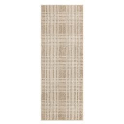 Bee & Willow™ Plaid 1'8 x 4'6 Accent Rug in White Smoke/Vaporous Grey