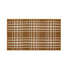 Alternate image 0 for Bee &amp; Willow&trade; Plaid 1&#39;8 x 2&#39;10 Accent Rug in Tobacco Brown/Cream