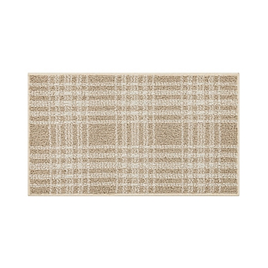 Bee &amp; Willow&trade; Plaid 1&#39;8 x 2&#39;10 Accent Rug in White Smoke/Vaporous Grey. View a larger version of this product image.