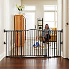 Alternate image 3 for Toddleroo by North States&reg; Gathered Home Gate in Bronze