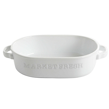 Our Table&trade; Simply White Words &quot;Marketfresh&quot; Casserole. View a larger version of this product image.