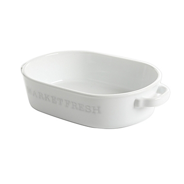 Our Table&trade; Simply White Words &quot;Marketfresh&quot; Casserole. View a larger version of this product image.