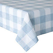 Bee &amp; Willow&trade; Textured Check Oblong Tablecloth in Light Blue