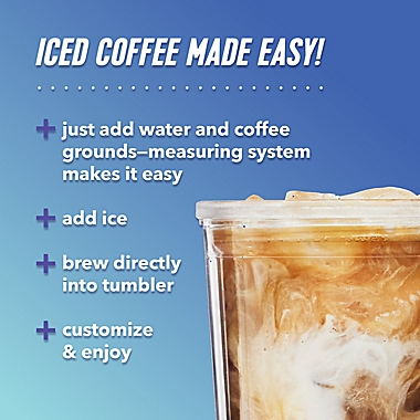 Mr. Coffee&reg; Iced&trade; Coffee Maker and Filter in Black. View a larger version of this product image.