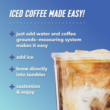 Mr. Coffee&reg; Iced&trade; Coffee Maker and Filter in Black. View a larger version of this product image.