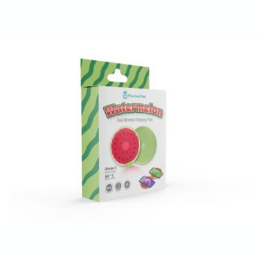 Phunkee Tree Dual Wireless Charging Fruit Pads in Watermelon. View a larger version of this product image.