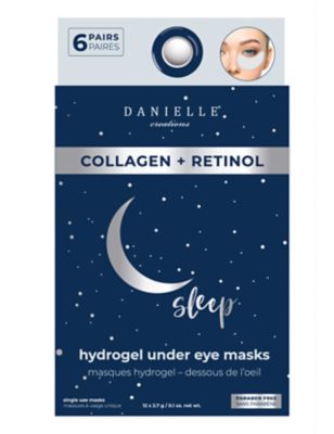 DANIELLE&reg; Creations 12-Count Collagen + Retinol Sleep Hydrogel Under Eye Masks