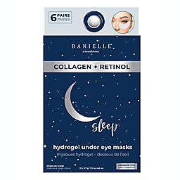 DANIELLE® Creations 12-Count Collagen + Retinol Sleep Hydrogel Under Eye Masks