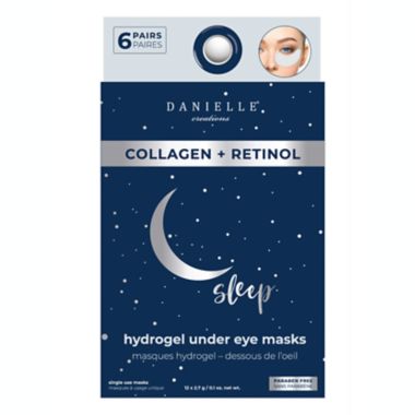 DANIELLE&reg; Creations 12-Count Collagen + Retinol Sleep Hydrogel Under Eye Masks. View a larger version of this product image.