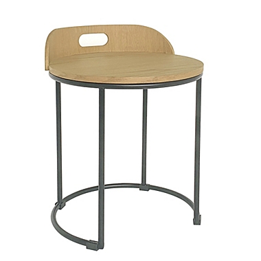 Studio 3B&trade; Wood and Metal Vanity Stool. View a larger version of this product image.