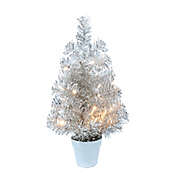 H for Happy&trade; 18-Inch Pre-Lit Artificial Tabletop Christmas Tree in Rose Gold