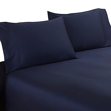 Studio 3B&trade; Viscose Made from Bamboo 300-Thread-Count King Sheet Set in Dress Blue. View a larger version of this product image.