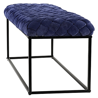 Loft Lyfe Velvet Bench. View a larger version of this product image.