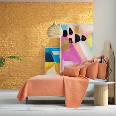 J by J. Queen New York&trade; ENDI 2-Piece Twin/Twin XL Quilt Set in Coral