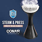 Alternate image 11 for Conair&reg; Turbo ExtremeSteam&reg; GS51 Steam & Press Handheld Steamer in Black/Silver