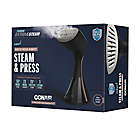 Alternate image 1 for Conair&reg; Turbo ExtremeSteam&reg; GS51 Steam & Press Handheld Steamer in Black/Silver