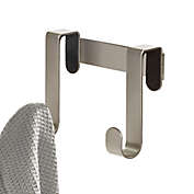 Squared Away&trade; Steel Over-the-Cabinet Double Hook in Brushed Nickel