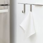 Alternate image 3 for Squared Away&trade; Steel Over-the-Cabinet Double Hook in Brushed Nickel