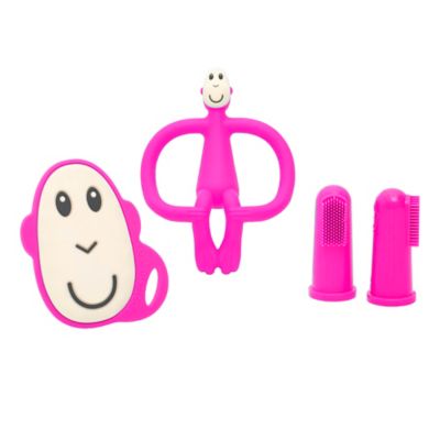 Matchstick Monkey&reg; Teething Starter Set in Pink