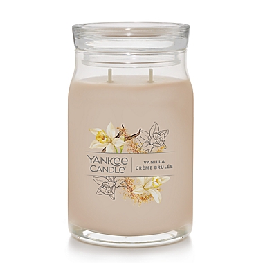 Yankee Candle&reg; Vanilla Cr&egrave;me Brul&eacute;e Signature Collection Candle Collection. View a larger version of this product image.