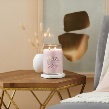 Yankee Candle&reg; Pink Cherry &amp; Vanilla Signature Collection 20 oz. Large Jar Candle. View a larger version of this product image.