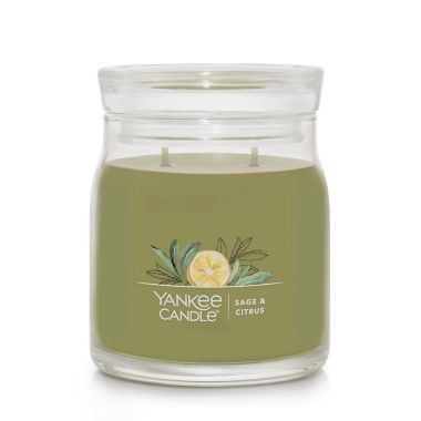 Yankee Candle&reg; Sage &amp; Citrus Signature Collection 13 oz. Small Candle. View a larger version of this product image.