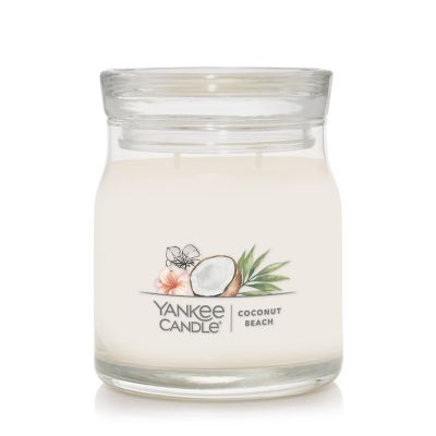 Yankee Candle Signature Medium 2-Wick Candle, Coconut Beach, 13 oz
