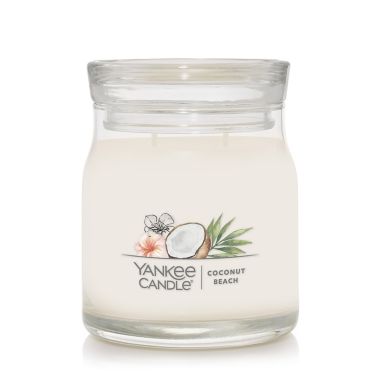 Yankee Candle&reg; Coconut Beach Signature Collection 13 oz. Small Candle. View a larger version of this product image.