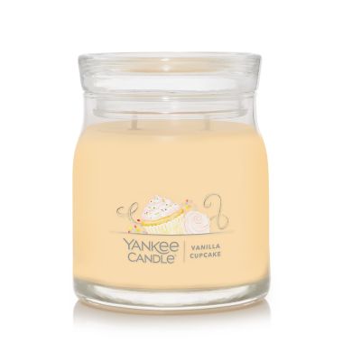 Yankee Candle&reg; Vanilla Cupcake Signature Collection 13 oz. Small Candle. View a larger version of this product image.