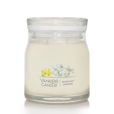 Yankee Candle&reg; Midnight Jasmine Signature Collection 13 oz. Small Candle. View a larger version of this product image.