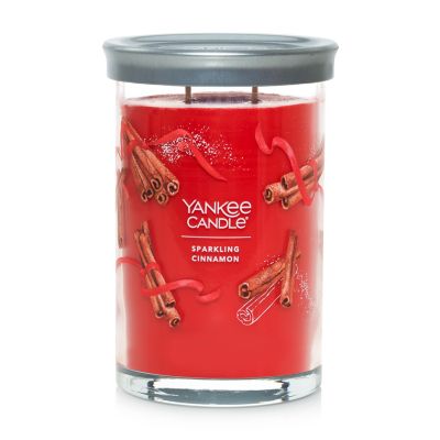 20oz Large Signature Tumbler Sparkling Cinnamon - Yankee Candle: Soy Wax Blend, 2-Wick Jar, 100hr Burn Time