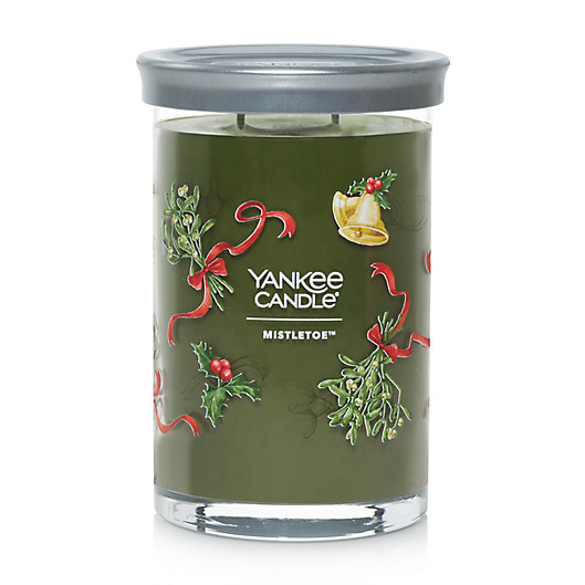 Alternate image 1 for Yankee Candle® Mistletoe 20 oz. 2-Wick Tumbler Candle with Tin Lid