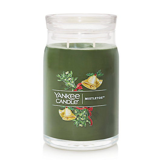 Alternate image 1 for Yankee Candle® Mistletoe 20 oz. 2-Wick Tumbler Candle with Glass Lid