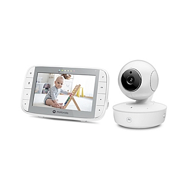 Motorola&reg; VM36XL 5-Inch Video Baby Monitor in White. View a larger version of this product image.