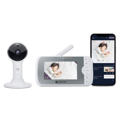 Motorola Vm64 Connect 4 3 Wifi Video Baby Monitor Bed Bath Beyond