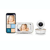 Motorola&reg; VM855 Connect 5-Inch WiFi Video Baby Monitor in White