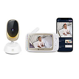 Motorola® VM85 Connect 5-Inch Video Baby Monitor with Remote Pan in White
