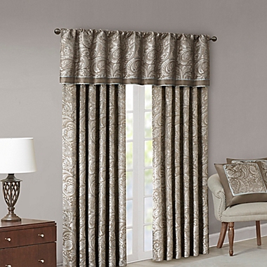 Aubrey 95-Inch Window Curtain Panel in Blue (Single). View a larger version of this product image.