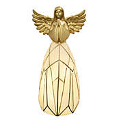 Bee &amp; Willow&trade; 11.5-Inch LED Plastic Tree Topper Angel in Cream/Gold