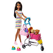 Mattel 11-Piece Barbie&reg; Stroll &#39;n Play Pup Playset