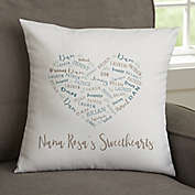 Farmhouse Heart Personalized 14&quot; Throw Pillow