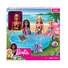 Alternate image 2 for Mattel 6-Piece Blonde Barbie&reg; Doll and Pool Playset