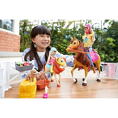 Mattel 20-Piece Barbie&reg; Hugs &#39;n Horses Playset and Accessories. View a larger version of this product image.