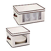 Honey-Can-Do&reg; 2-Pack Closet Window Storage Boxes in Off White