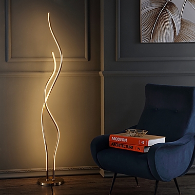 JONATHAN Y Cairo 63.75" LED Integrated Floor Lamp. View a larger version of this product image.