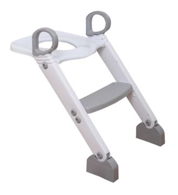 Dreambaby Step-Up Toilet Topper Potty Training Seat - Gray/White